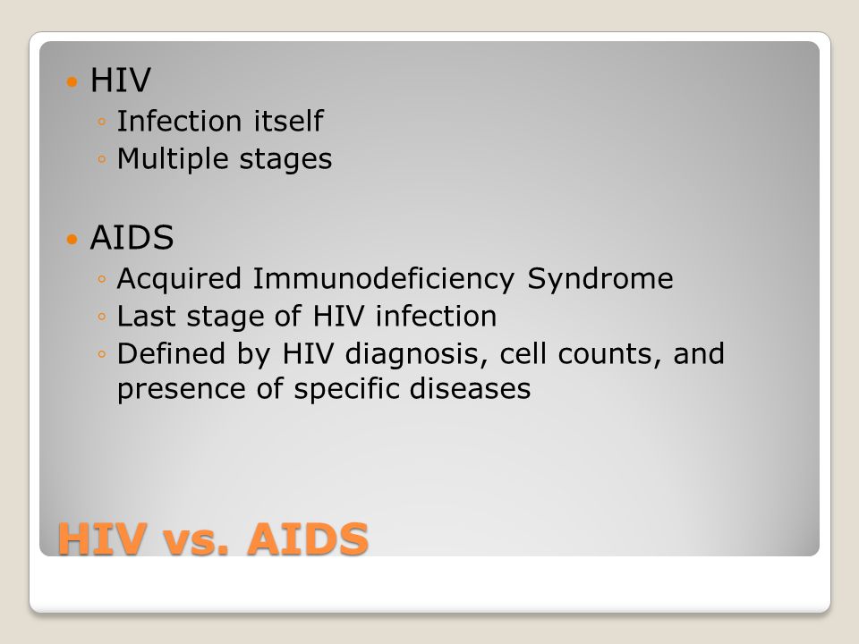 HIV vs.