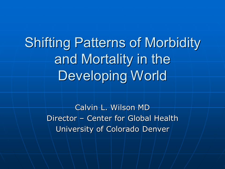 Morbidity and mortality presentation ppt