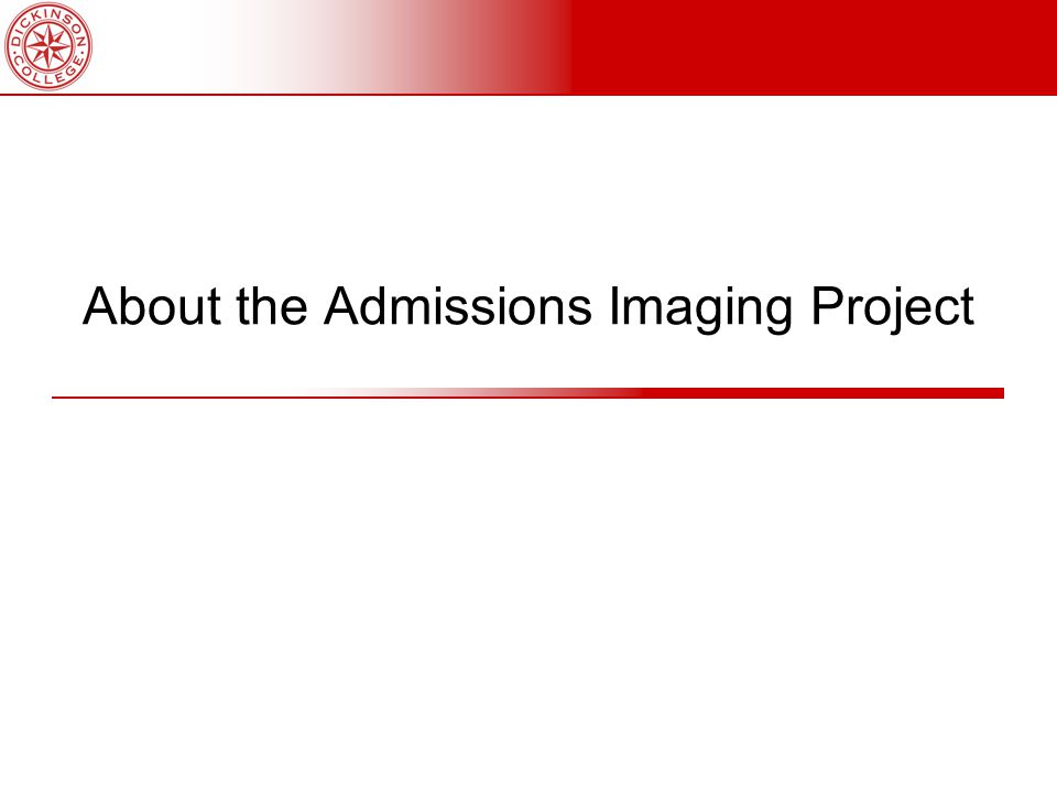 About the Admissions Imaging Project