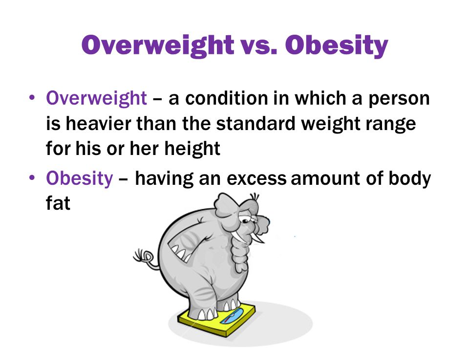 Overweight vs.