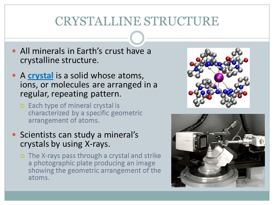 crystalline structure