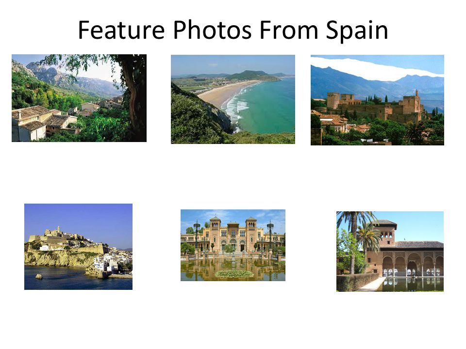 Feature Photos From Spain