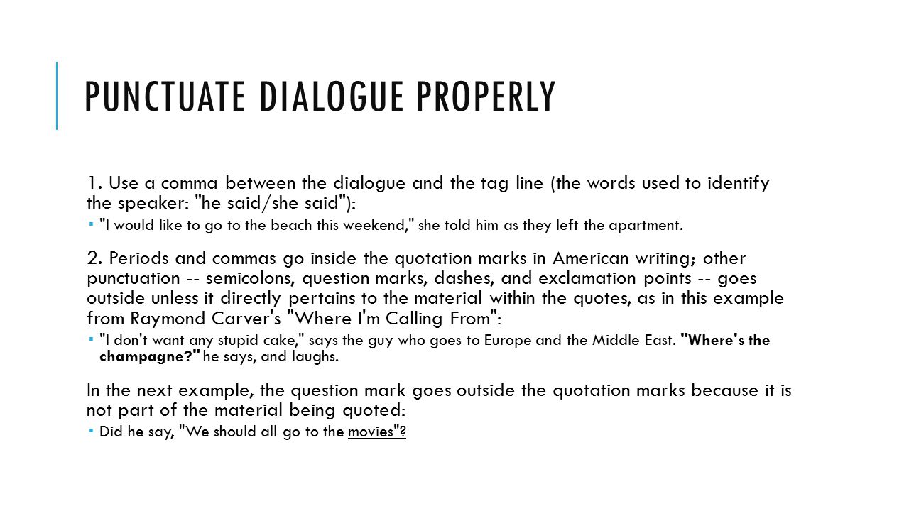 how to use dialogue tags how to use dialogue tags