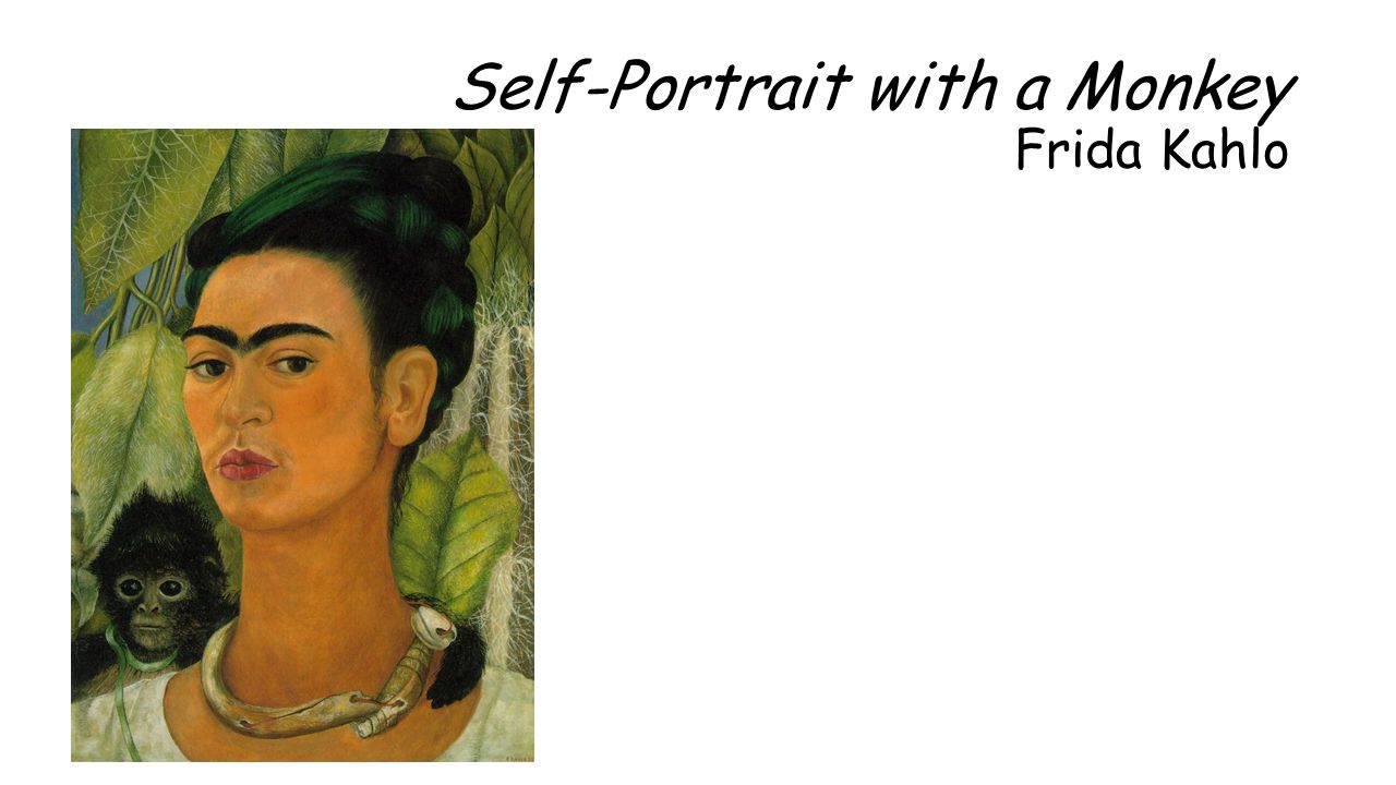 Self-Portrait with a Monkey Frida Kahlo