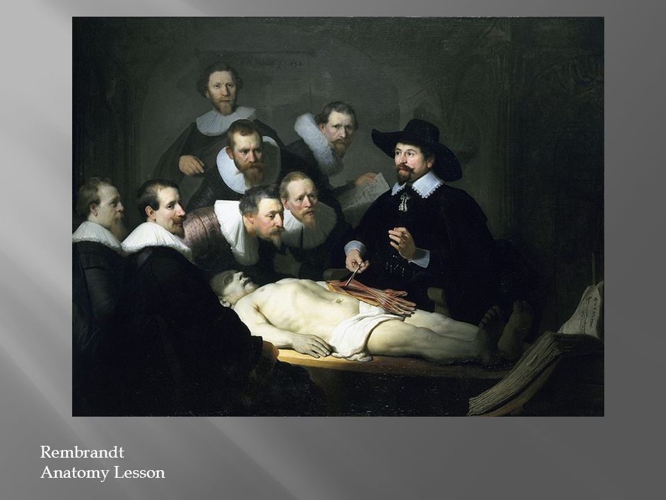 Rembrandt Anatomy Lesson