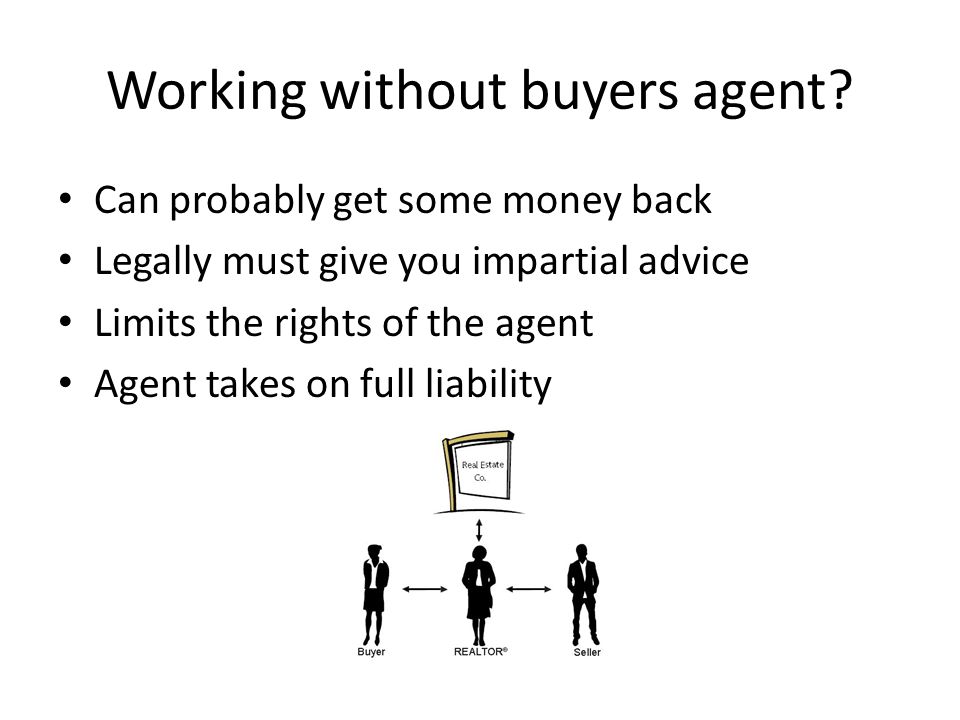 Can probably get some money back Legally must give you impartial advice Limits the rights of the agent Agent takes on full liability