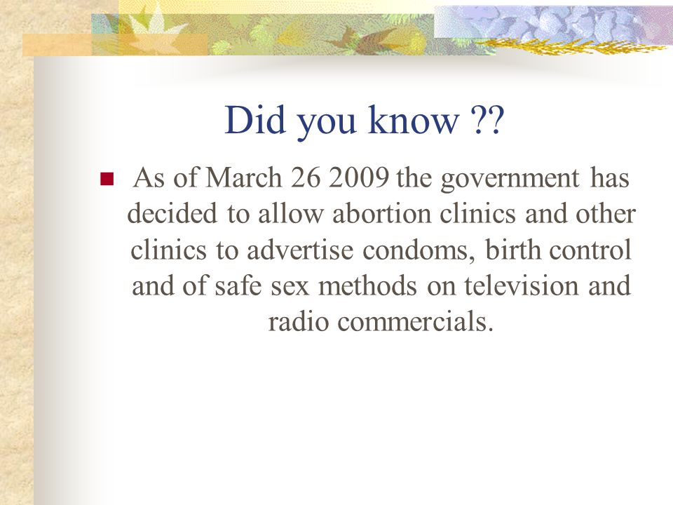 Did you know .