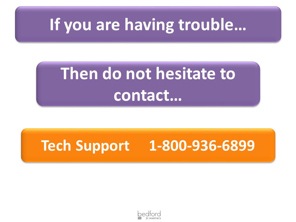 Tech Support If you are having trouble… Then do not hesitate to contact…