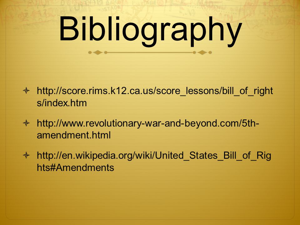Bibliography    s/index.htm    amendment.html    hts#Amendments