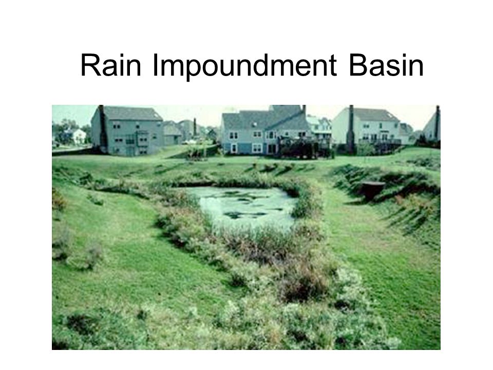 Rain Impoundment Basin