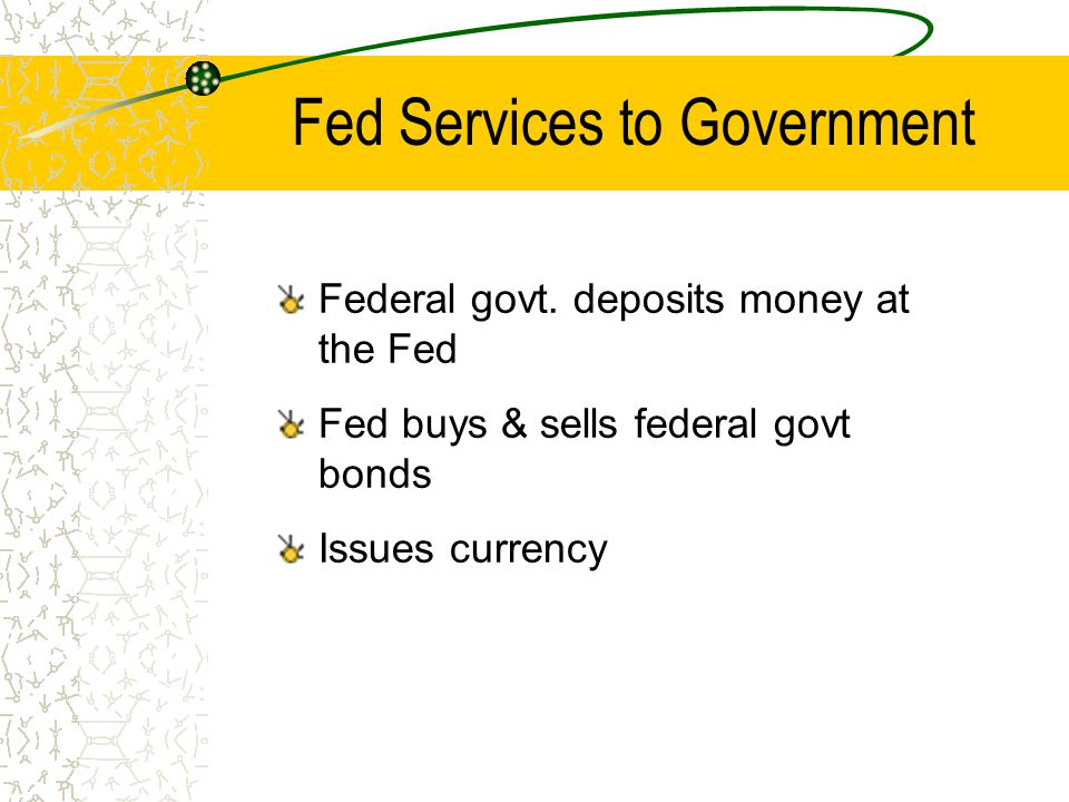 Fed Services to Government Federal govt.