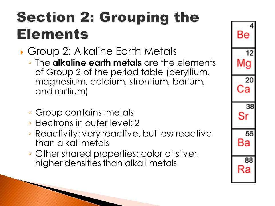 group 2 alkaline earth metals the alkaline earth metals are the elements of group 2 of the period table beryllium magnesium calcium strontium barium - Periodic Table Of Elements Group 2 group 2 alkaline earth metals the alkaline earth metals are the elements of group 2 of the period table beryllium magnesium calcium strontium barium - Periodic Table Of Elements Group 2