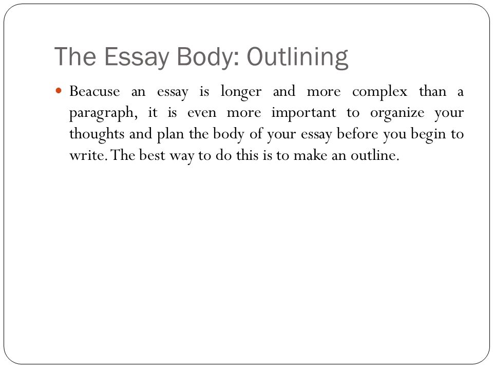 outlining of essay outlining of essay
