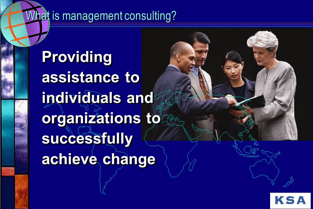 What is management consulting.