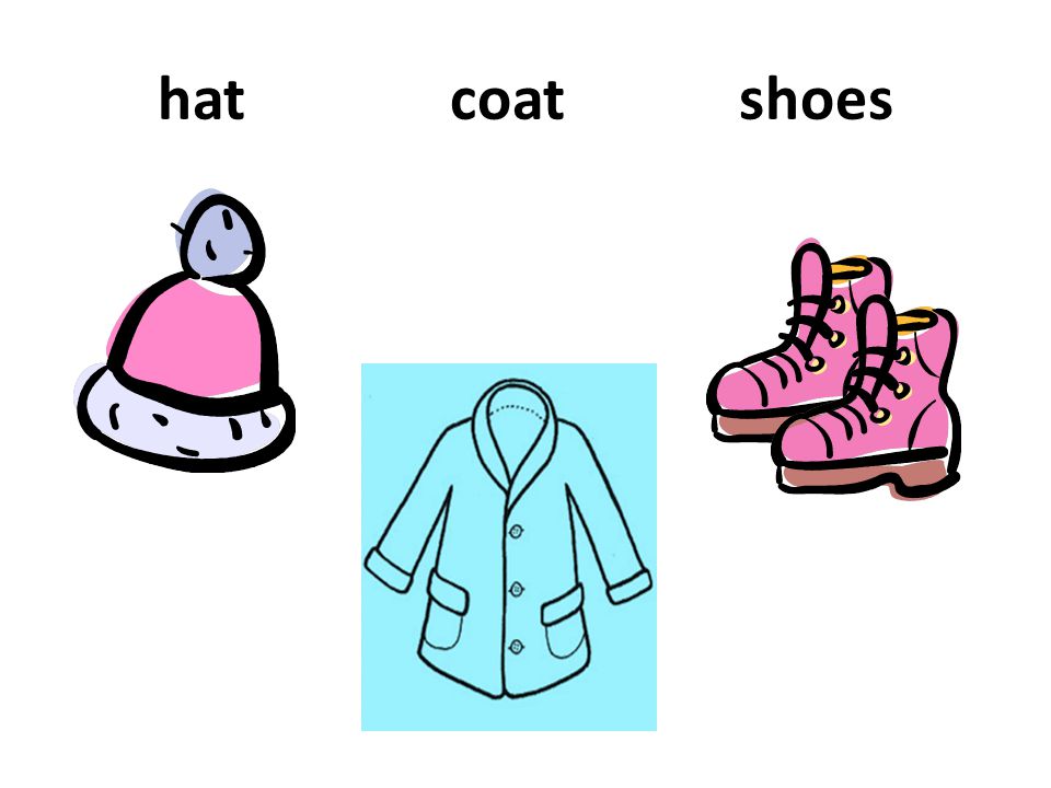hat coat shoes