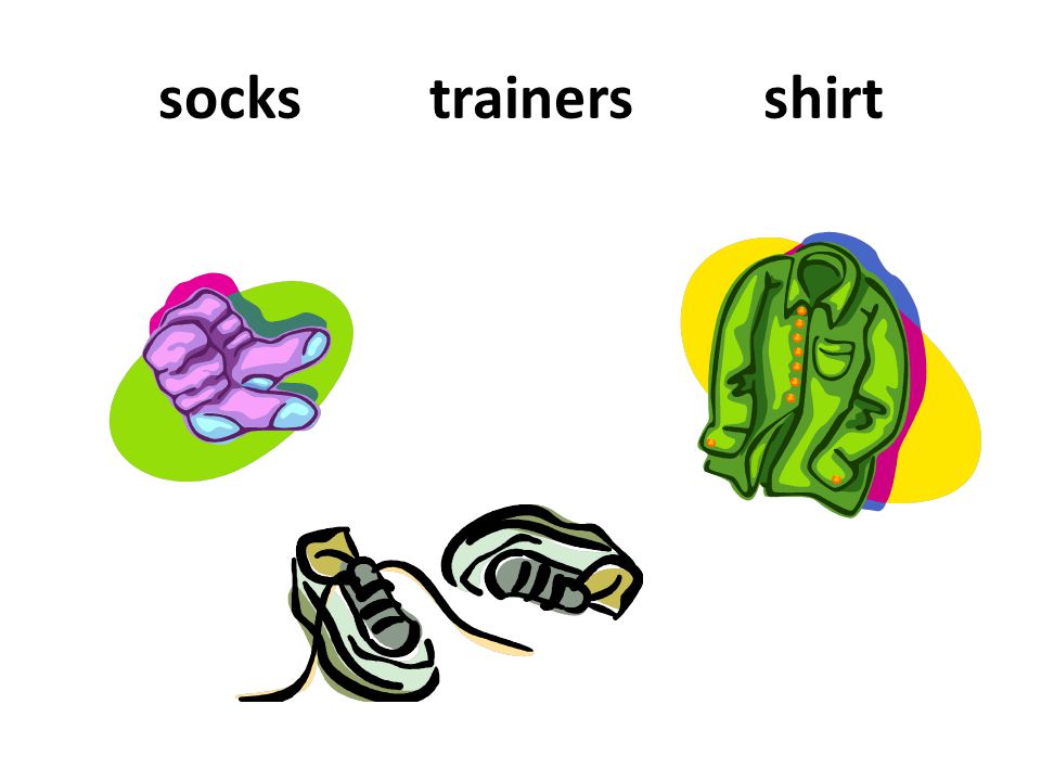 socks trainers shirt