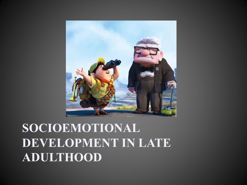 Adulthood development later