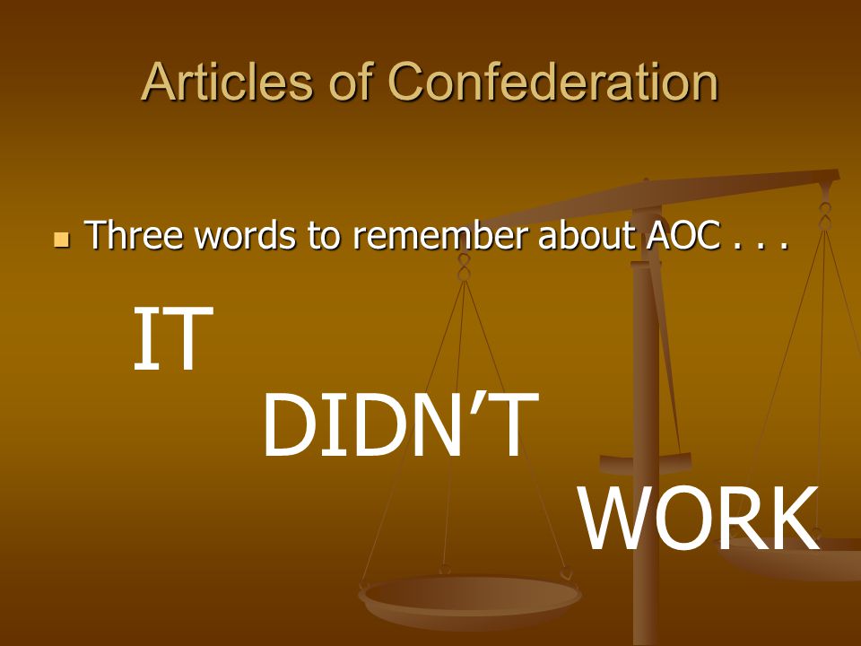 Articles of confederation no separate executive yes
