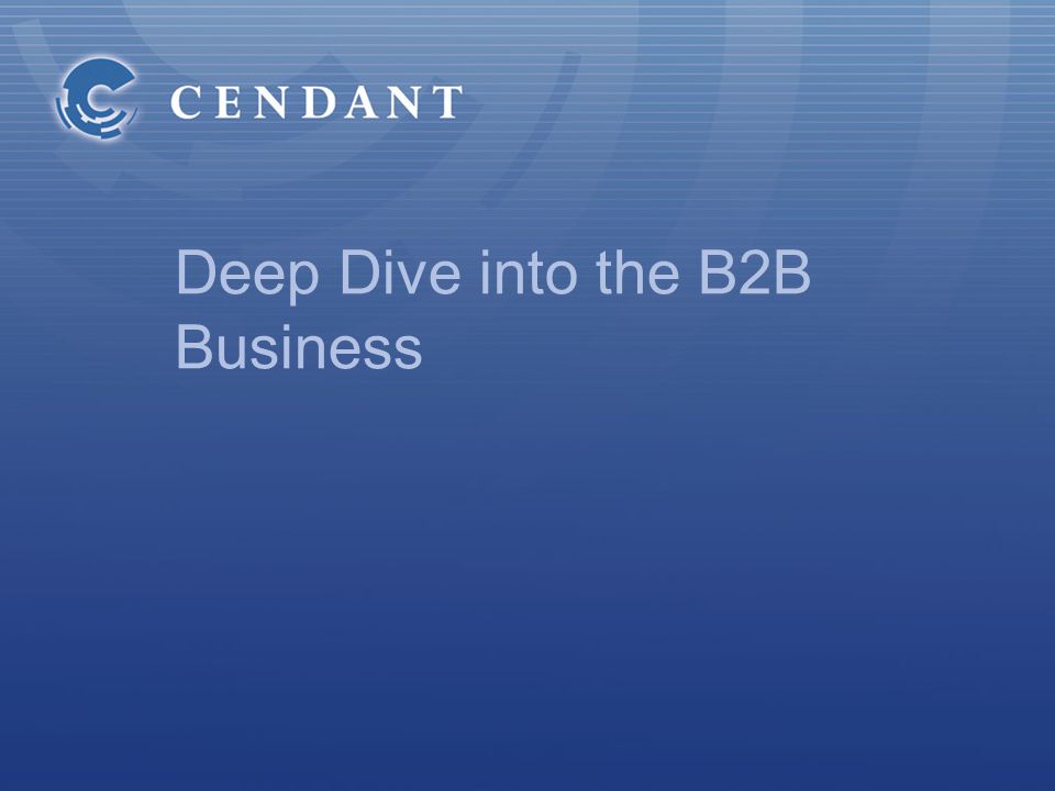 Deep Dive into the B2B Business