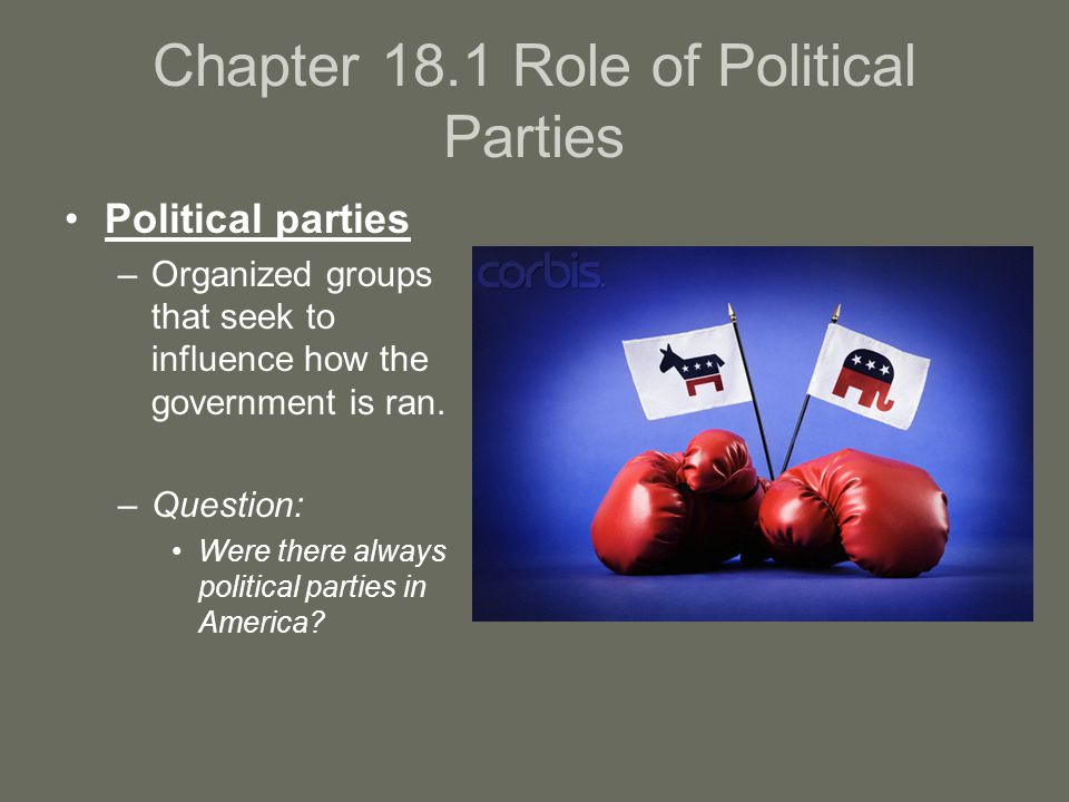 how are political parties organized