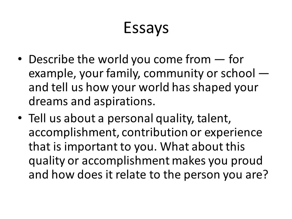 Essay On Healthy Foods Top Career Aspiration Sample Essay California Campus As An Incoming Freshman Then You Have A Special Essay About High School also Examples Of Good Essays In English Essay On The Numberletter E Help Math Help Forum Starting A Narrative Essay Topics For High School