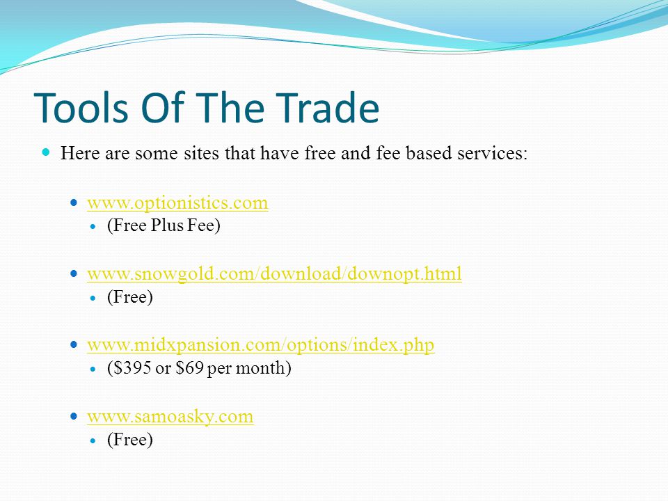 Tools Of The Trade Here are some sites that have free and fee based services:   (Free Plus Fee)   (Free)   ($395 or $69 per month)   (Free)