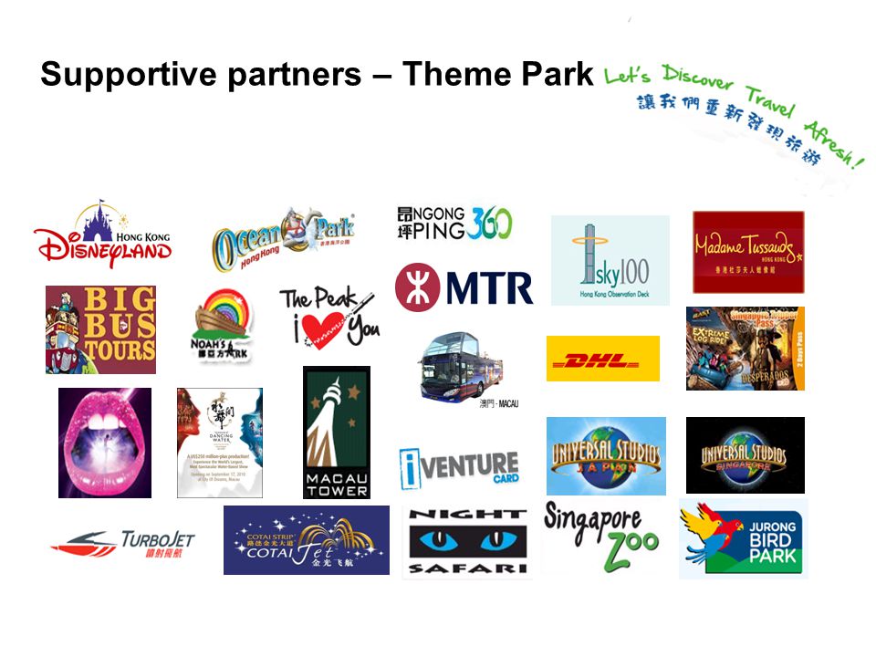 Supportive partners – Theme Park