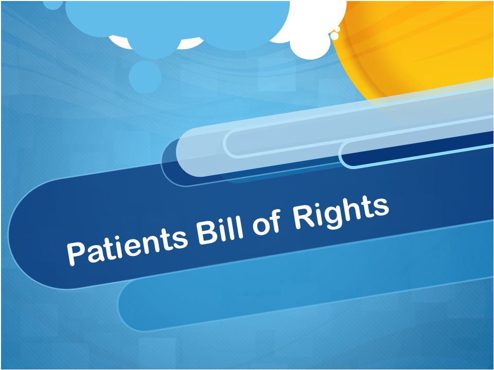 Patients Bill of Rights