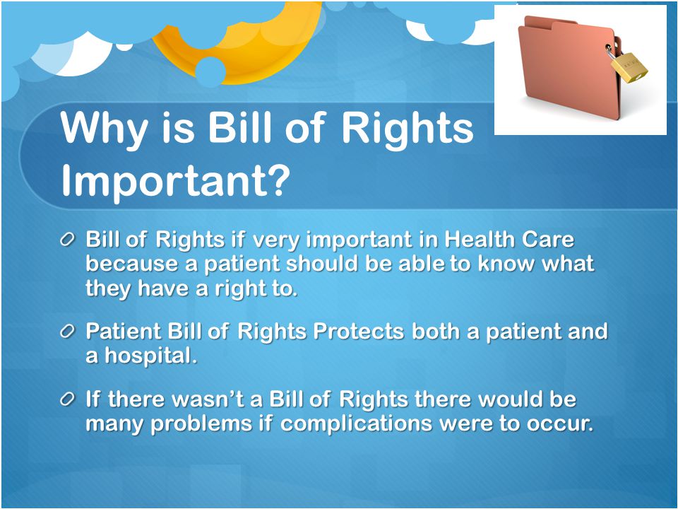 Why is Bill of Rights Important.