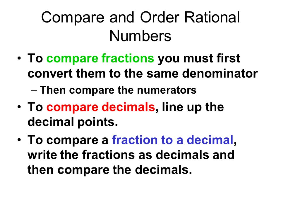 Decimals to Fractions To write a decimal as a fraction, use the place value furthest to the right as your denominator.