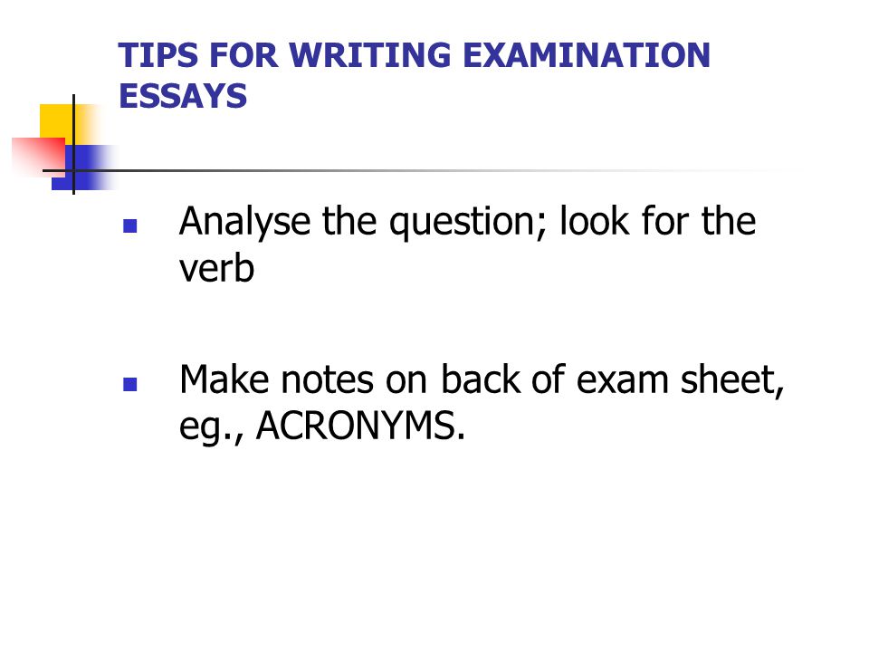 Essays On Exams