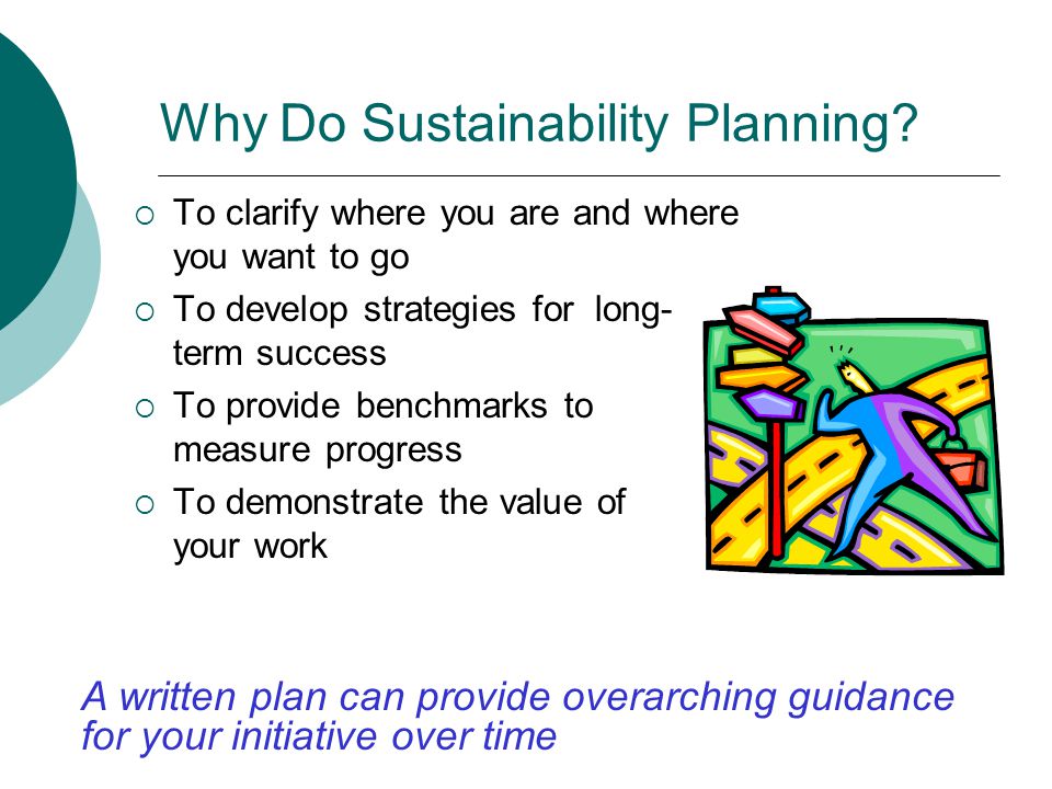 Why Do Sustainability Planning.