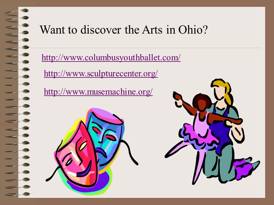 Want to discover the Arts in Ohio.