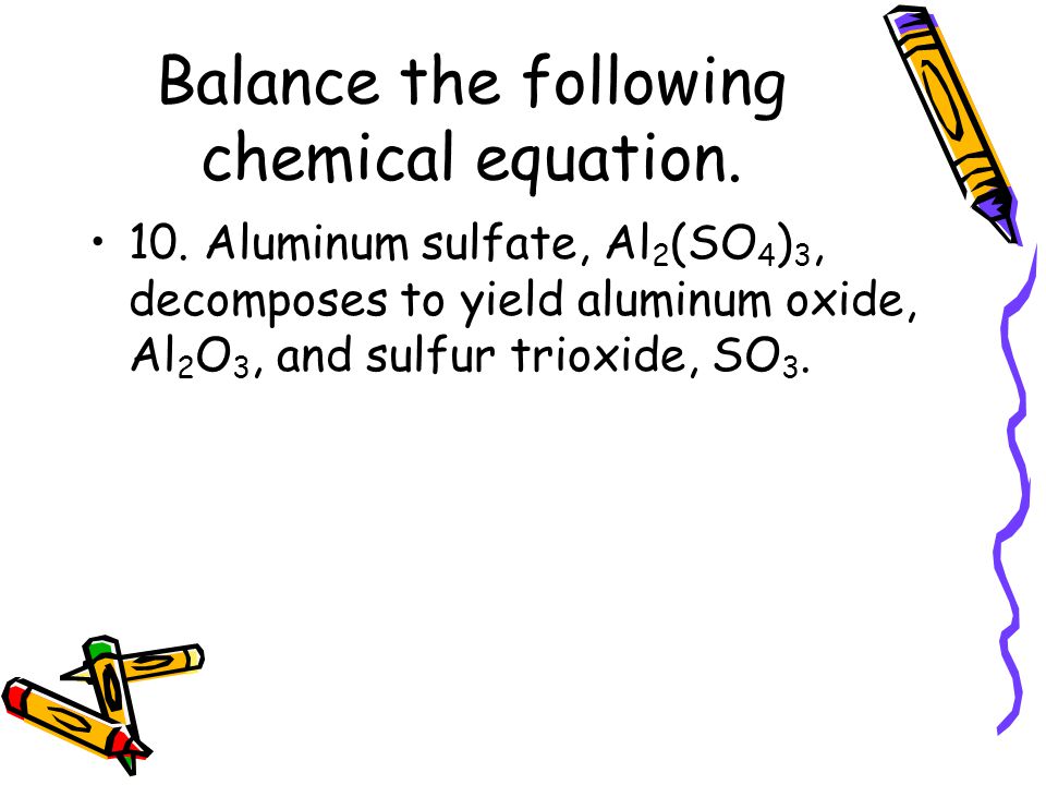 Chemical Equation For Aluminum Oxide Talkchannels Aluminum Oxide Equation Talkchannels Balance The Following Chemical 10 Bonding And Formulas Chapter 23 Review 1 What Are
