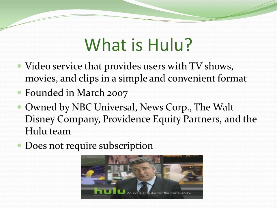 What is Hulu.