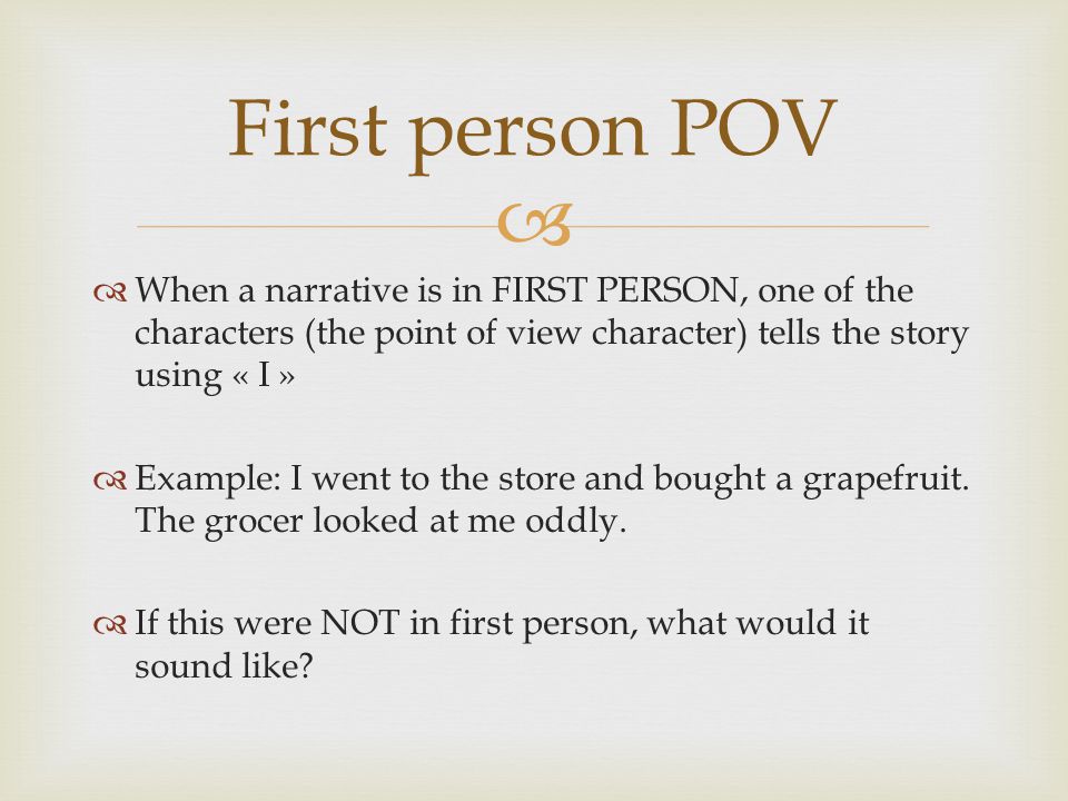 Dissertation Written First Person