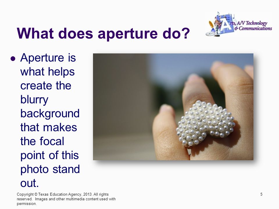 What does aperture do.