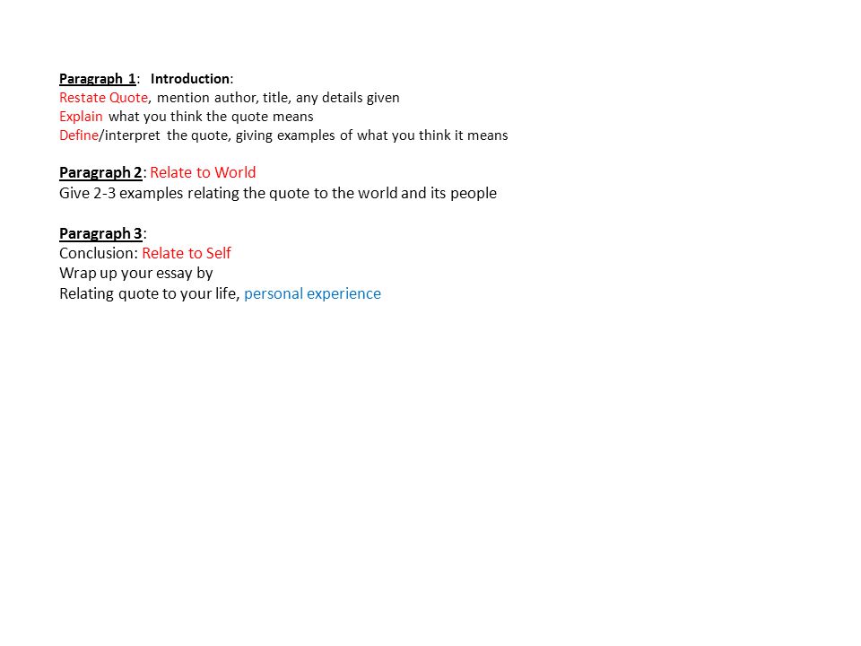 A Few Words About An Outline For A Three Paragraph Essay
