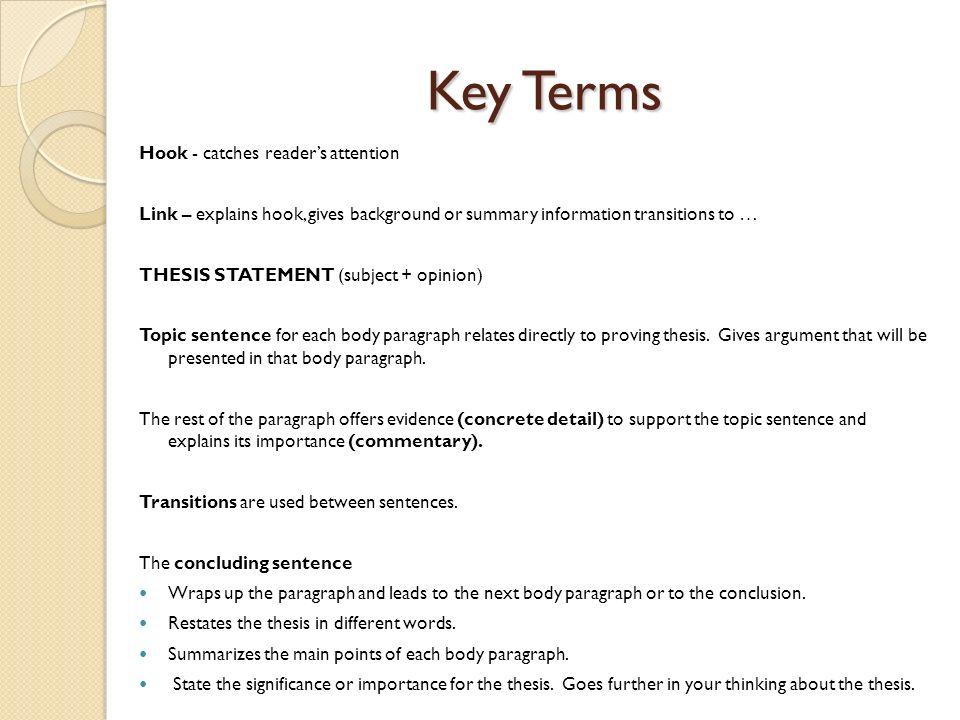 Expository thesis examples