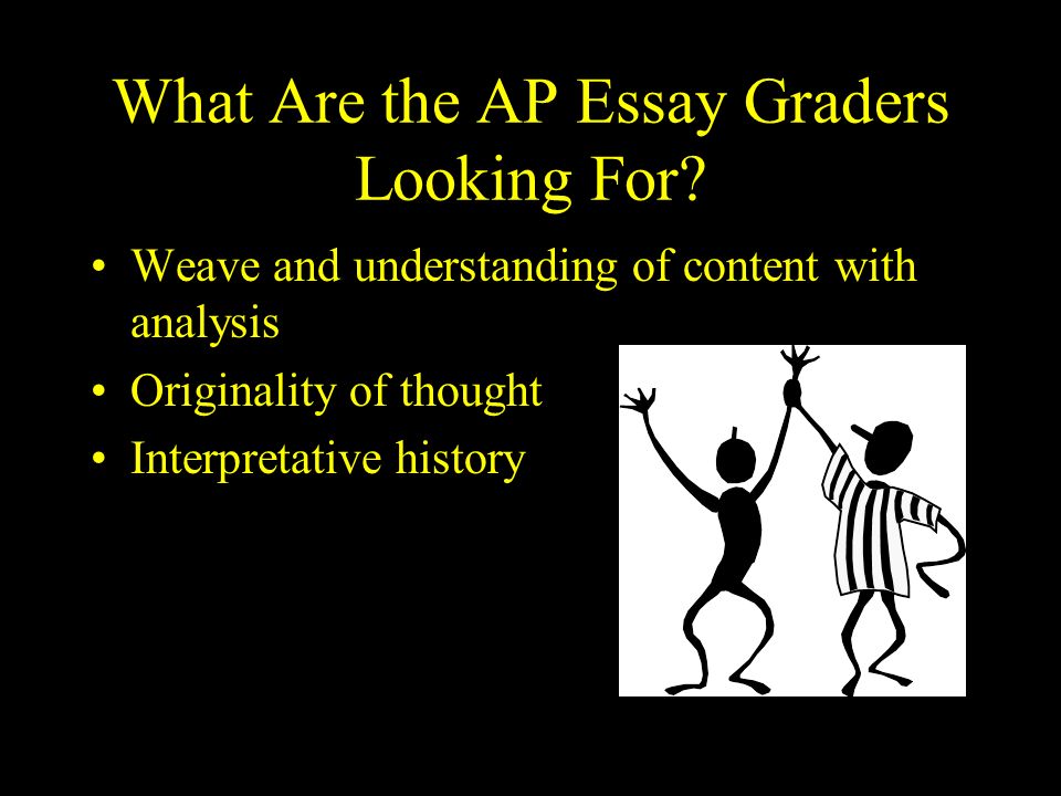 What Are the AP Essay Graders Looking For.