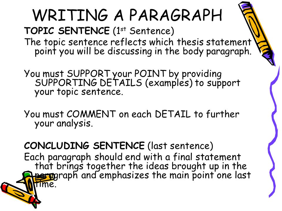 How to write a thesis statement for a 5 paragraph essay