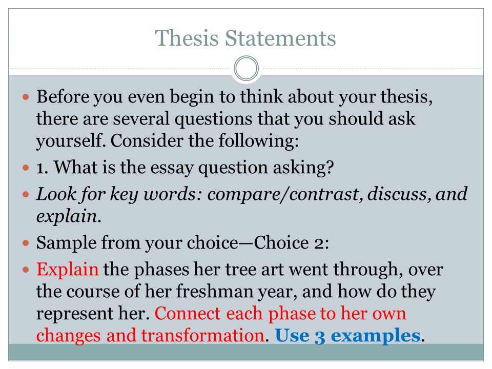 What to consider when choosing a thesis topic