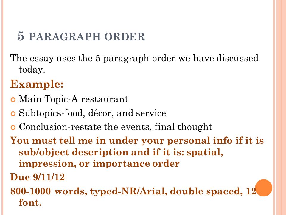 Spatial Essay