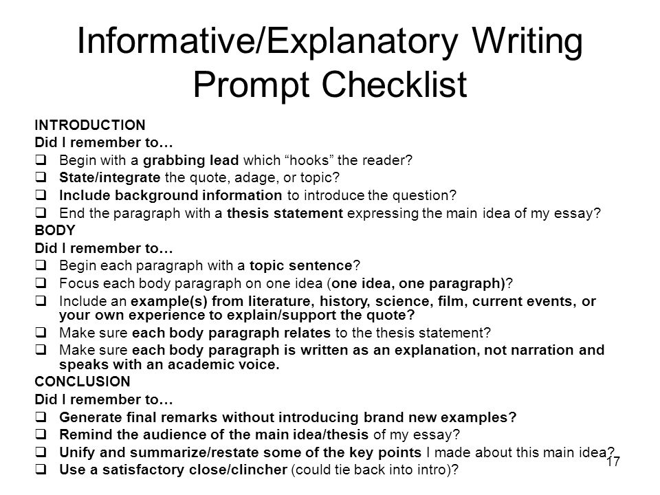 Story Essay Topics