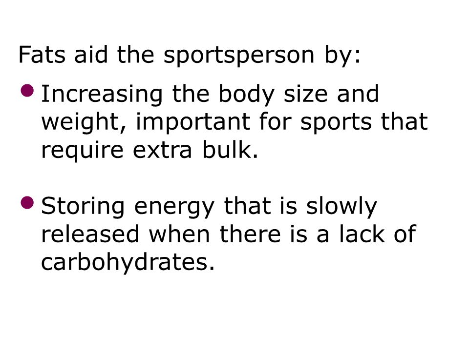 Increasing the body size and weight, important for sports that require extra bulk.