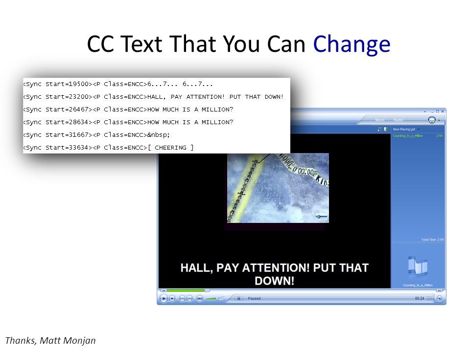 CC Text That You Can Change Thanks, Matt Monjan