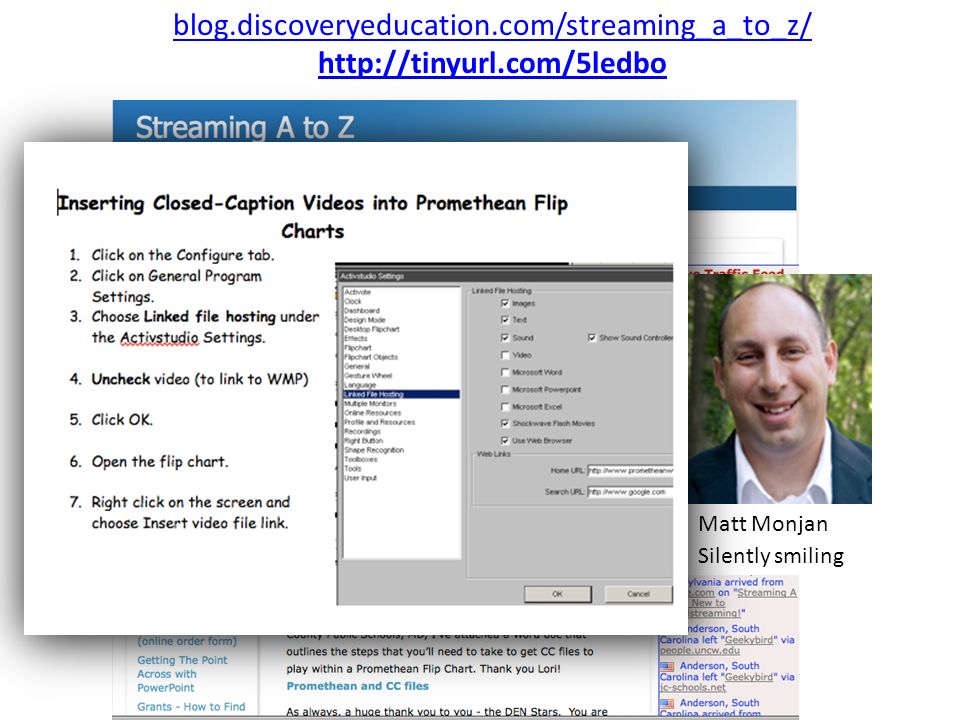 blog.discoveryeducation.com/streaming_a_to_z/   Matt Monjan Silently smiling