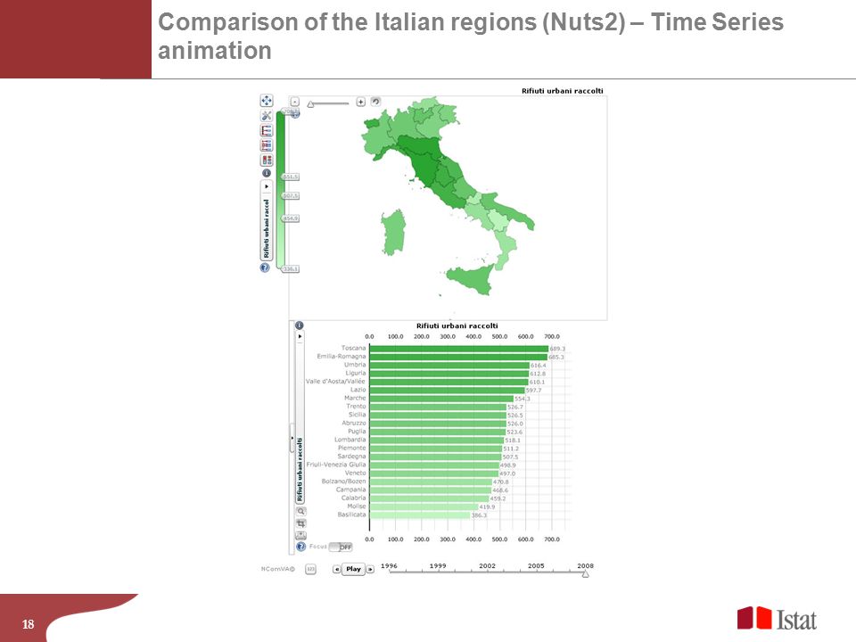 18 Comparison of the Italian regions (Nuts2) – Time Series animation