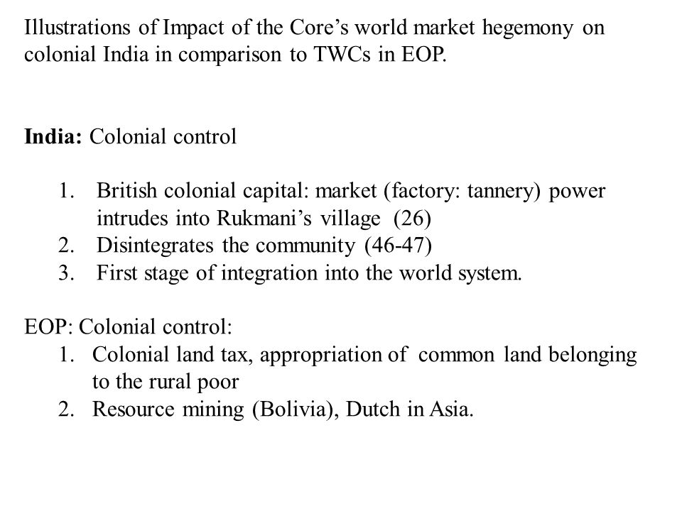 History of the EOP