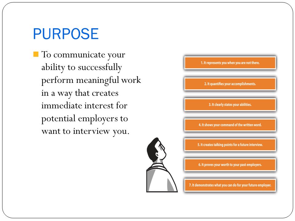 selling yourself in a resumes